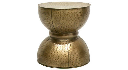 Chandri Brass Diablo Side Table